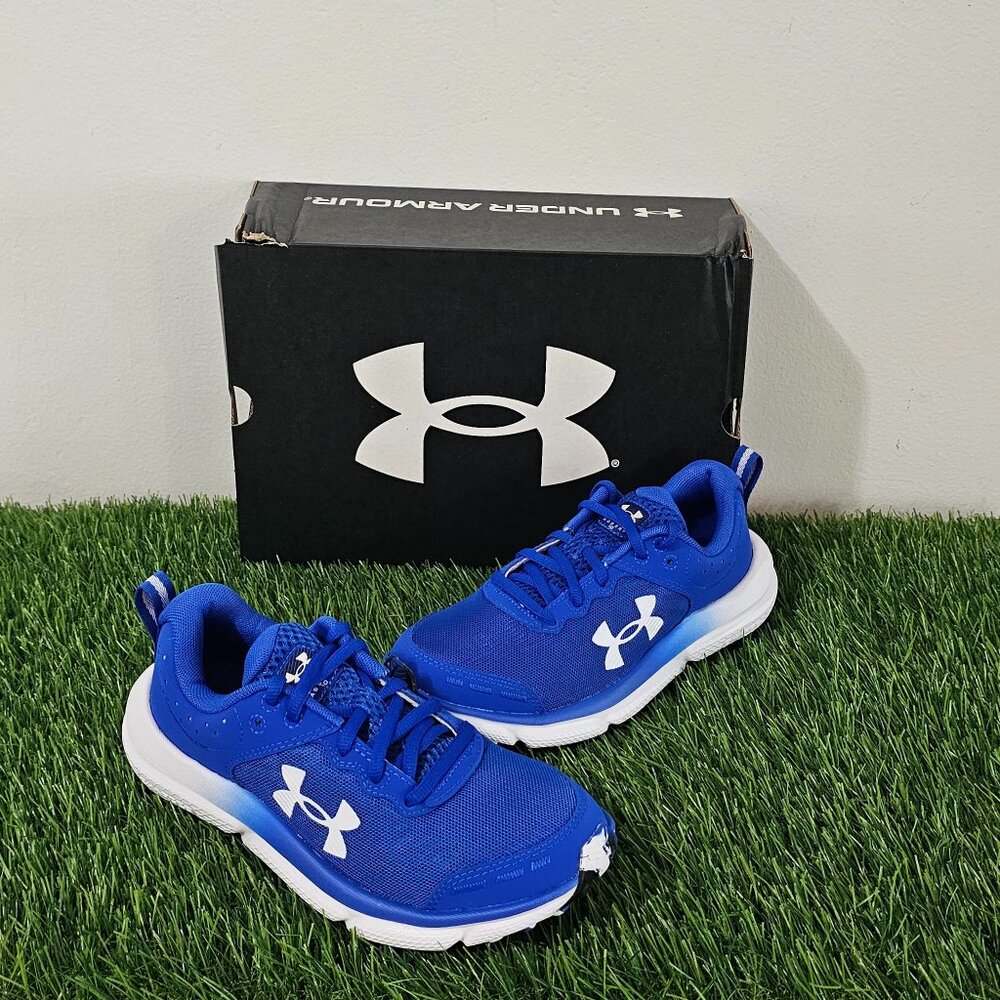 Under Armour Assert 10 - Kid's Size 4Y -Team Royal / Black / White - 3026182-402